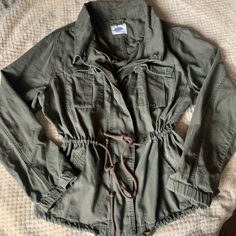 Olive fatigue jacket